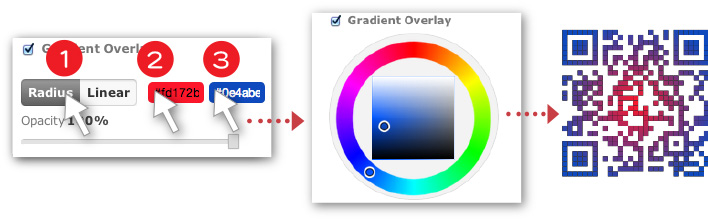 Gradient effects also available